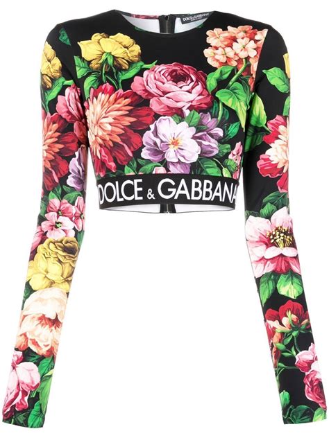 dolce gabbana crop top|dolce and gabbana tops sale.